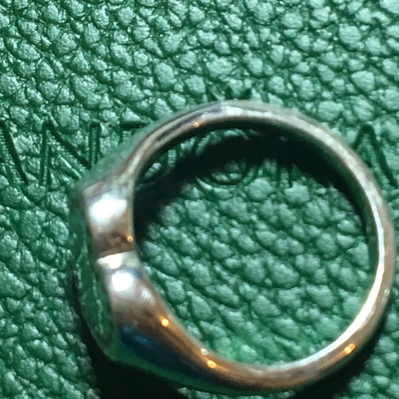 Pandora Heart Signet Ring, Clear CZ Size 54 Size 7 - Picture 6 of 8